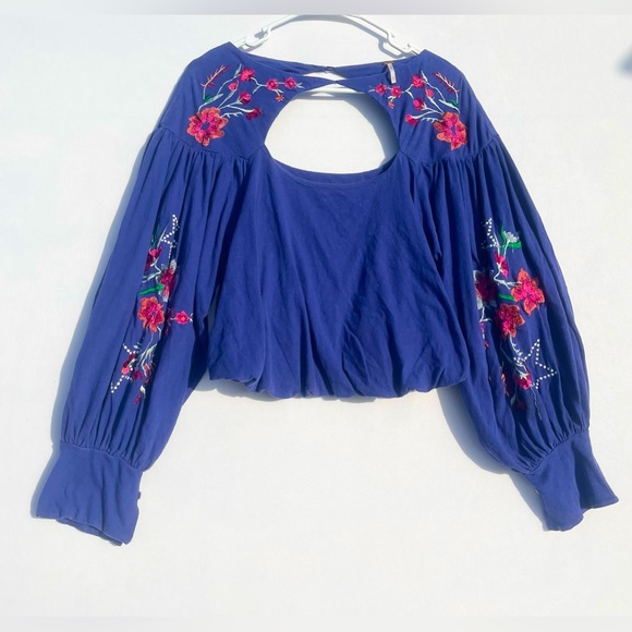 Free People Tops - 13. Free People Lita Embroidered Top | Size XS